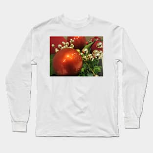 Paris Christmas Bulbs Long Sleeve T-Shirt